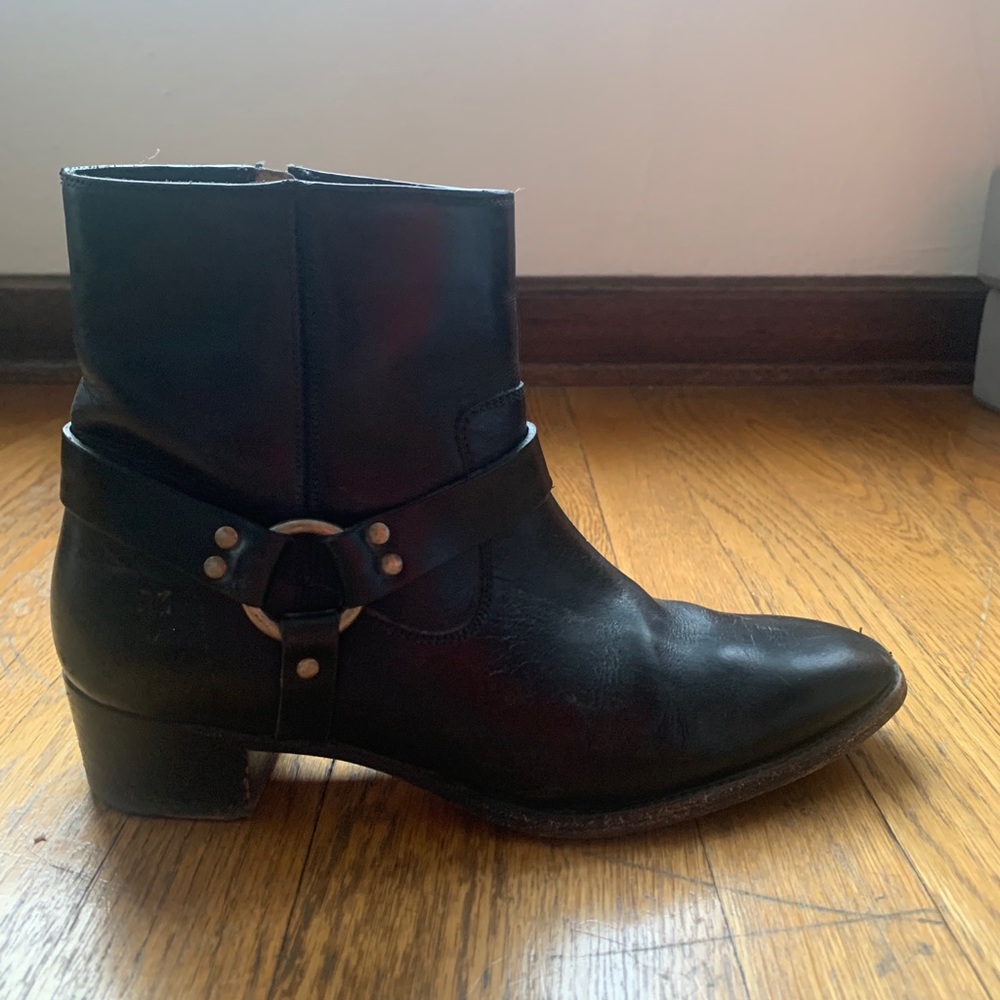 Frye Ankle Boots with Harness
